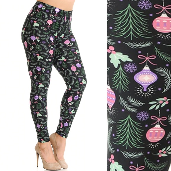 1X-5X Buttery Soft Pine Tree Christmas Ornament Pl - Picture 1 of 8